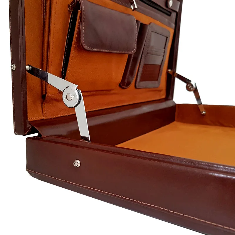 LB408-5 خرید کیف سامسونت چرم طبیعی قهوه ای تیره