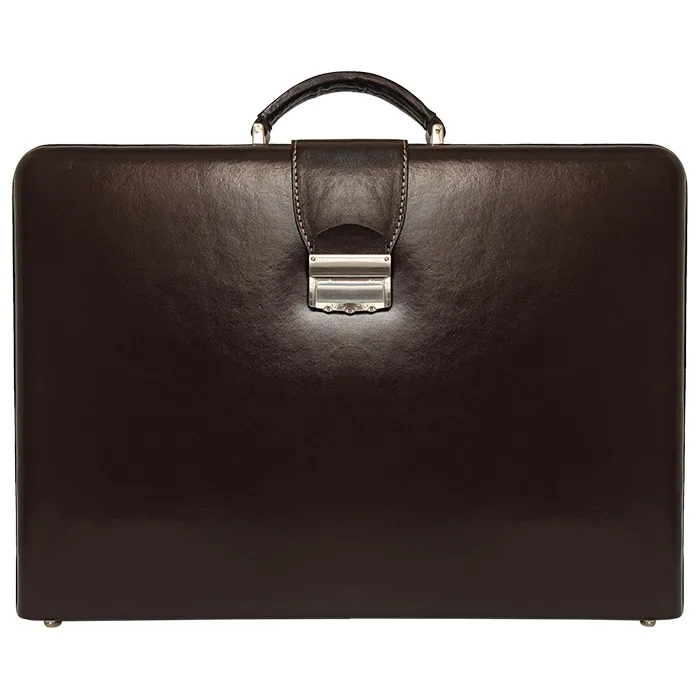 LB408-12 کیف سامسونت قهوه ای چرم طبیعی مردانه