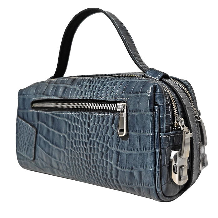 PB738-22 کیف شوزبگ چرم طبیعی مردانه قفلدار